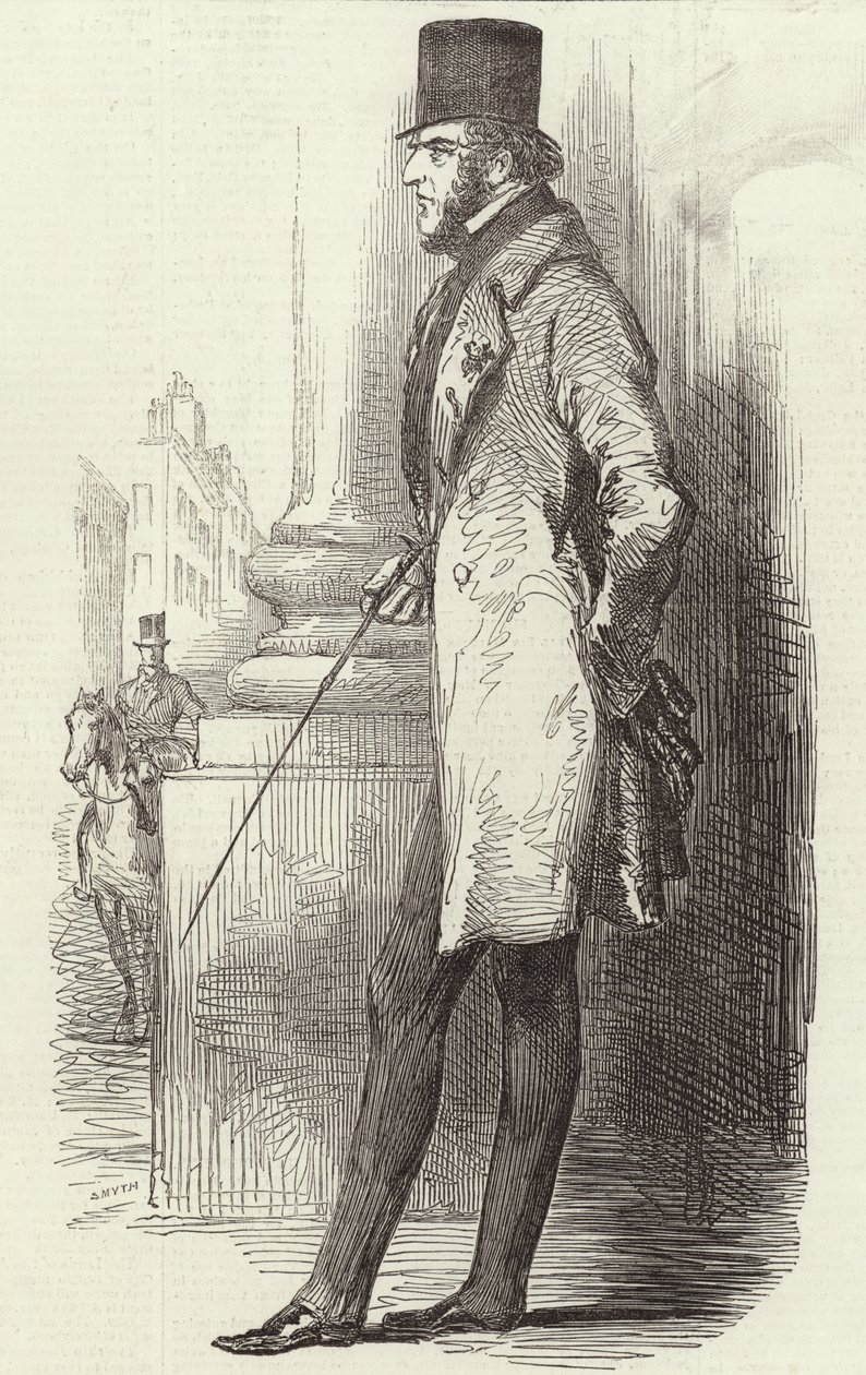 Lord George Bentinck (kobberstik) af English School