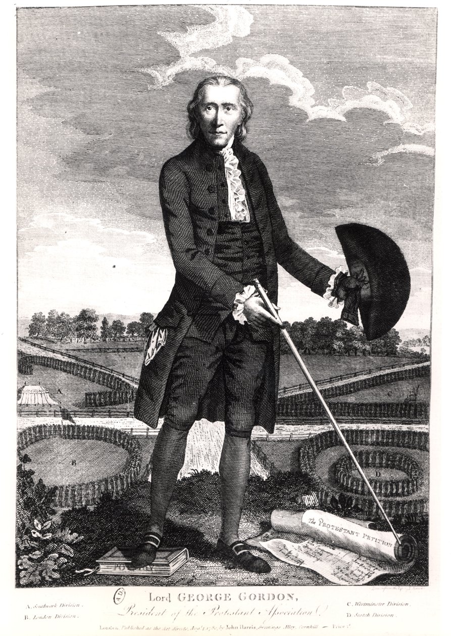 Lord George Gordon (1752-93) 1780 af English School