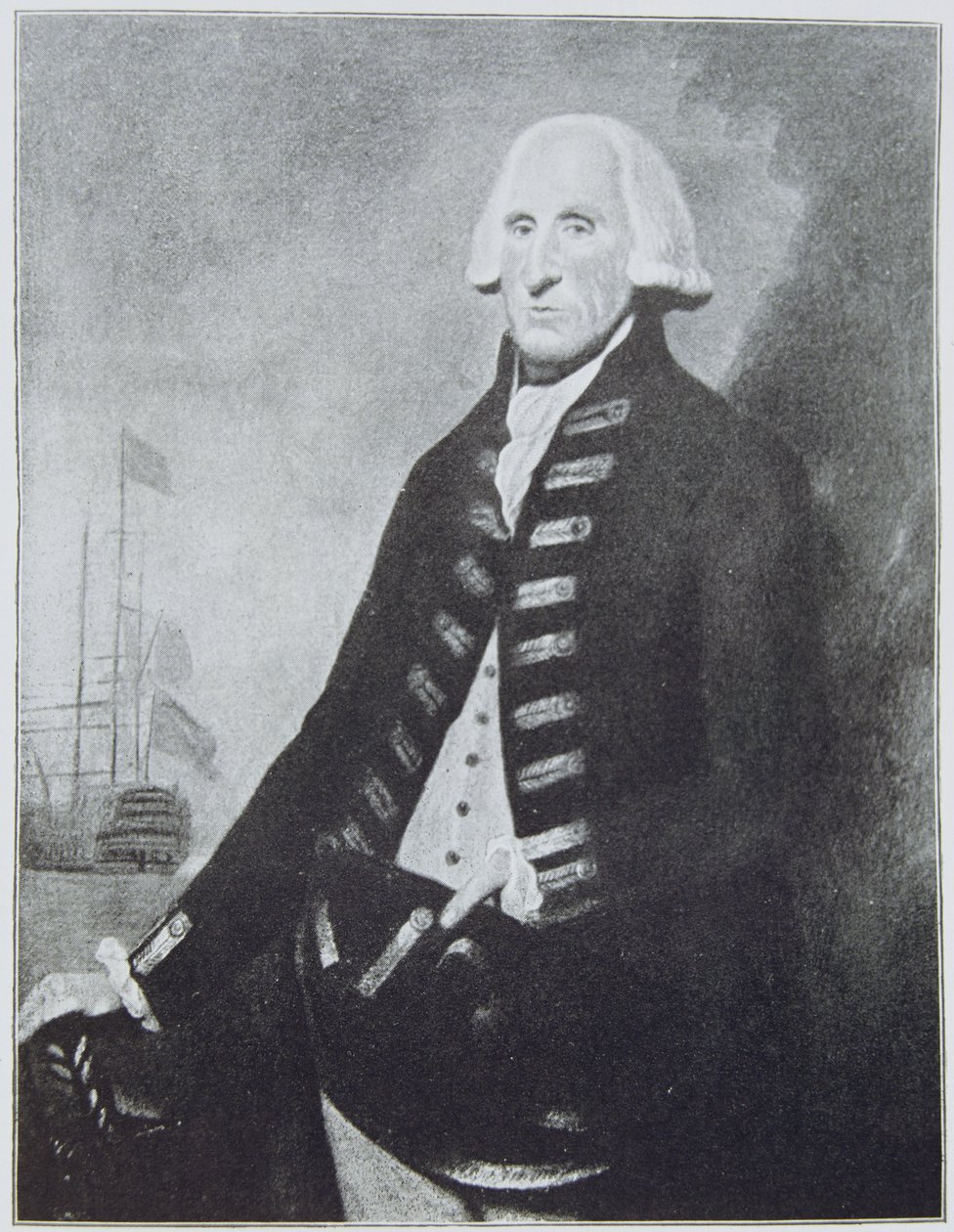 Lord Hood (1724-1816) af English School