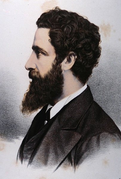 Lord Lytton, vicekonge af Indien (farve litho) af English School