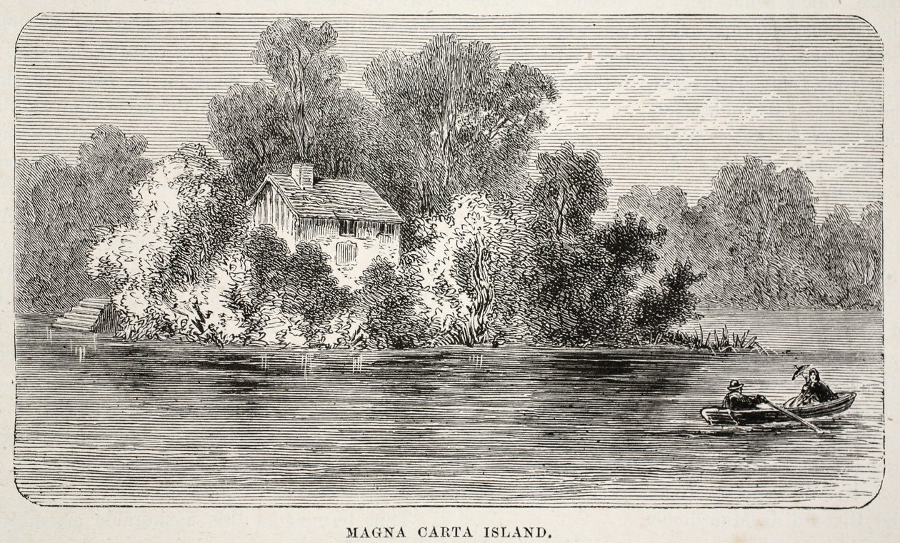 Magna Carta Island af English School