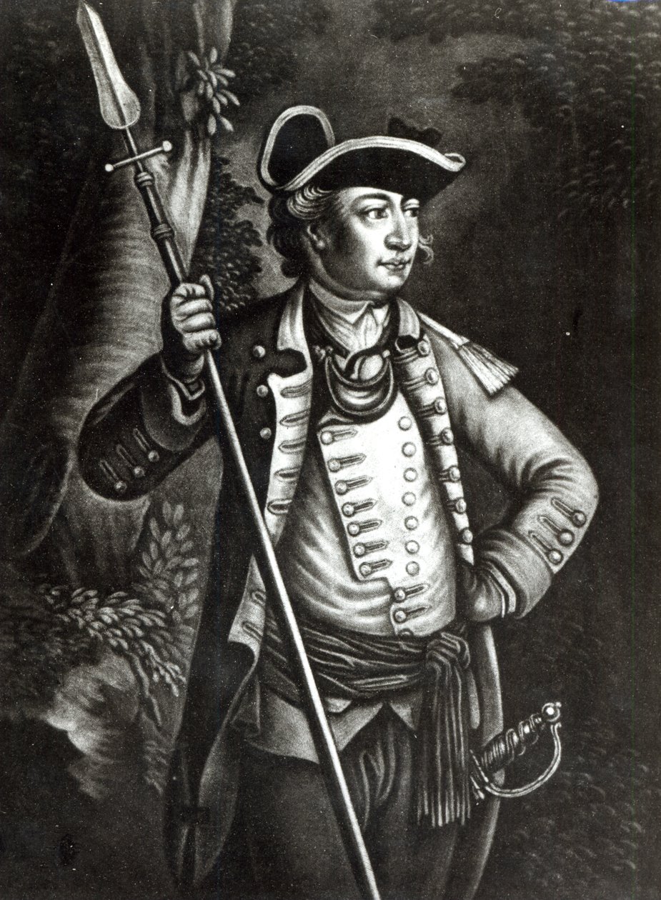 Generalmajor John Sullivan (1740-95), 1776 af English School