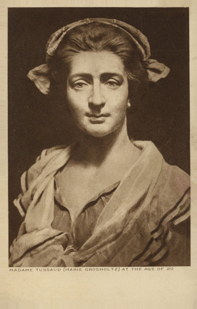 Marie Tussaud, fransk kunstner og voksskulptør (litho) af English School