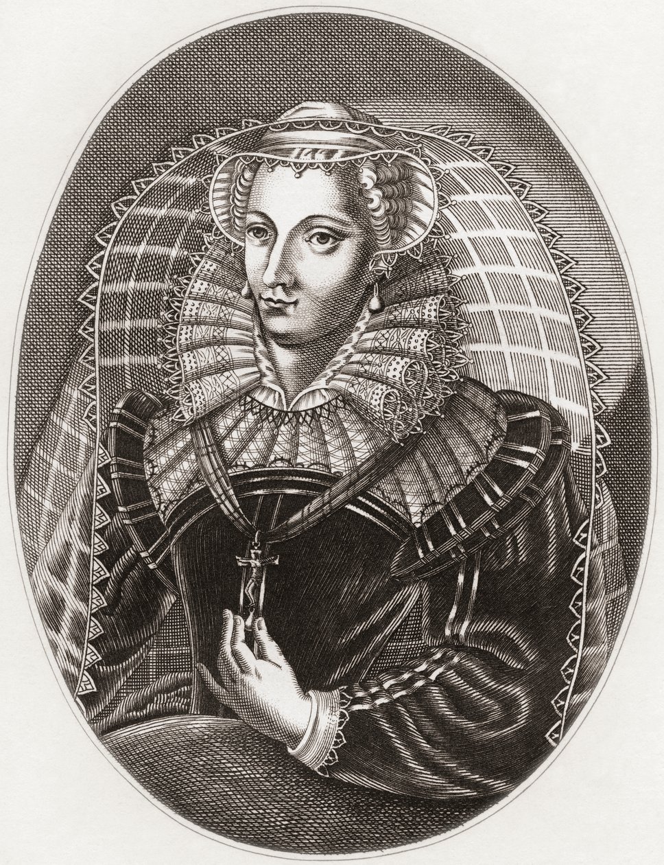 Mary, dronning af skotter af English School
