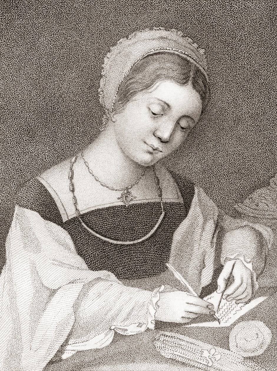 Mary, dronning af skotter af English School