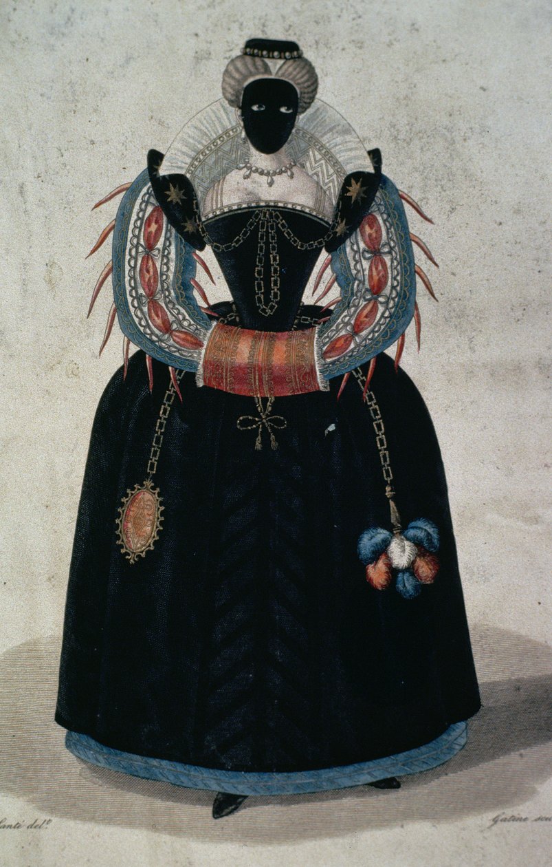 Maskeradekostume i stil med Henri III af English School