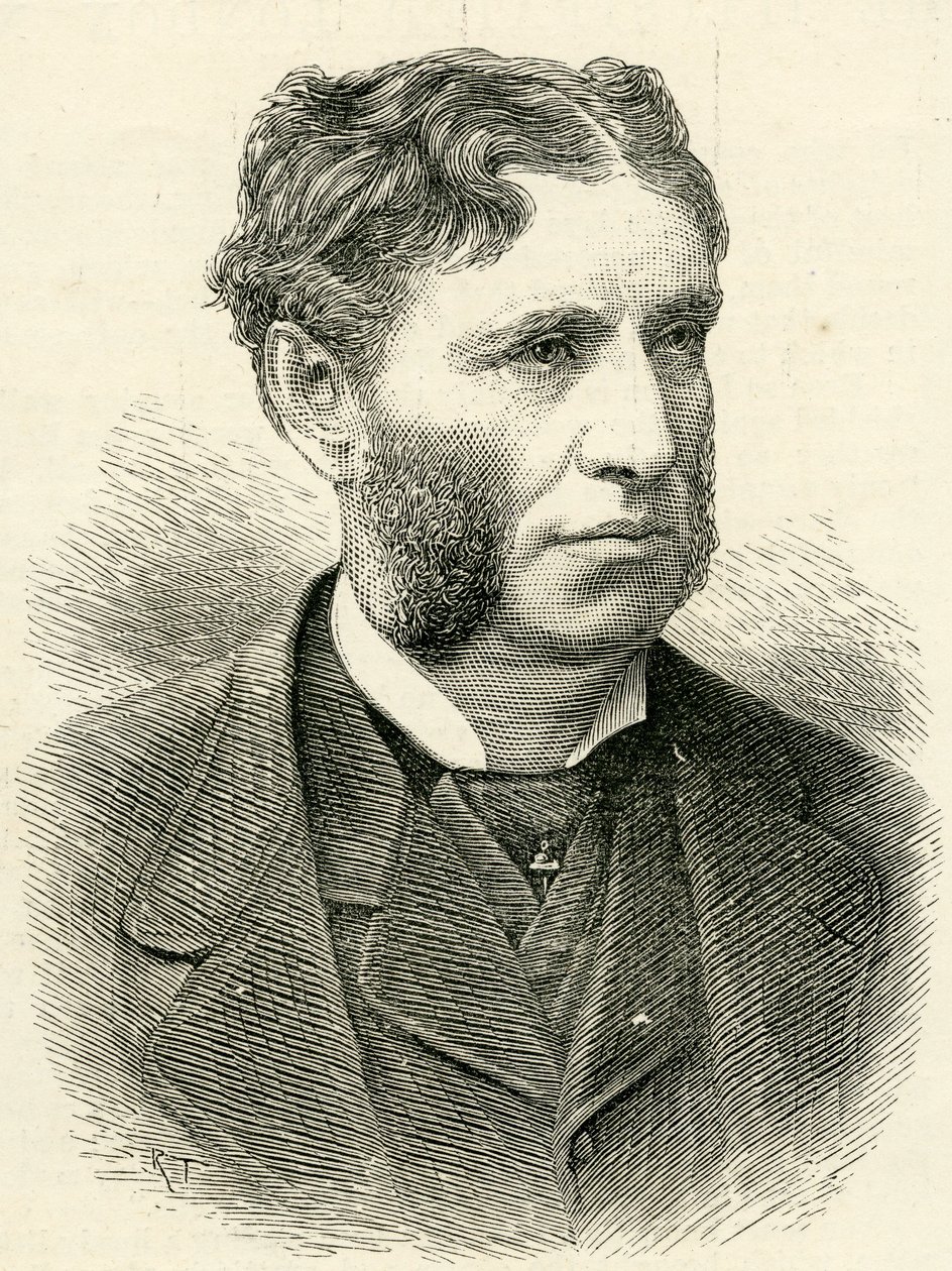 Matthew Arnold (1822-88) fra The Illustrated London News 21. april, 1888 af English School
