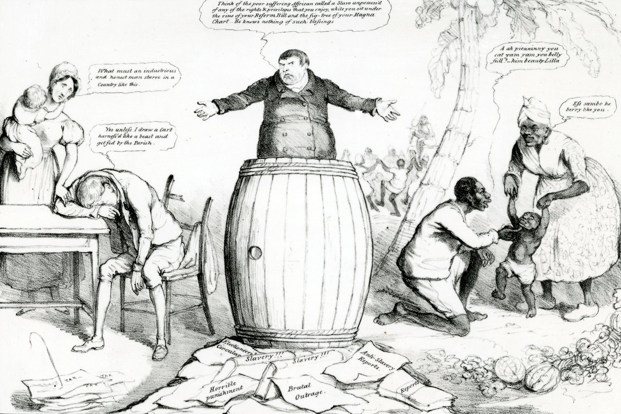McLeans Monthly Sheet of Caricatures, or the Looking Glass, udgivet af Thomas McLean, trykt af Robert Seymour, 1832 af English School