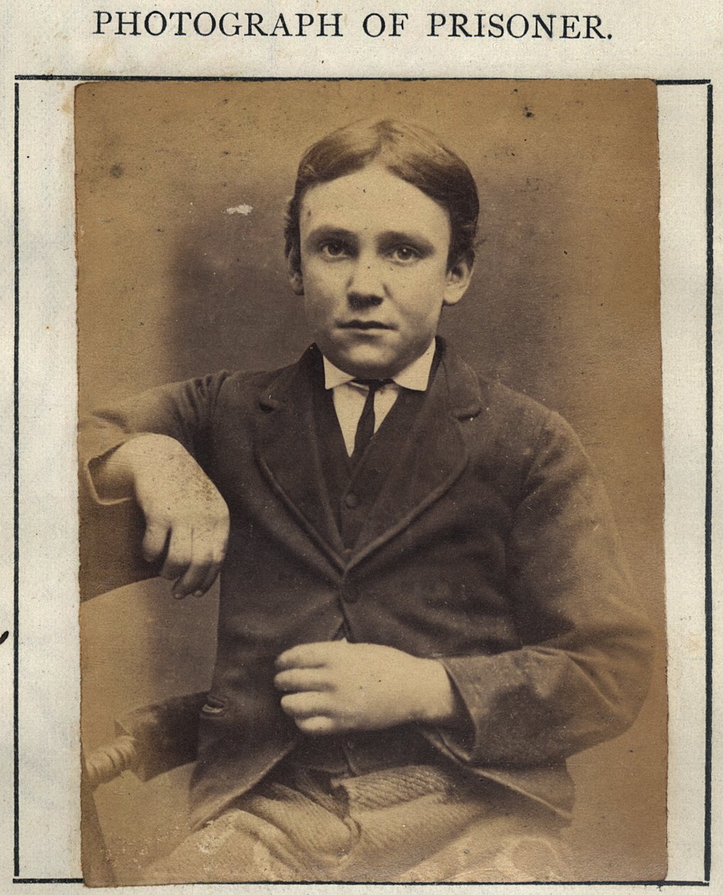 Michael Clement Fisher, ca. 1870 (sepiafoto) af English School