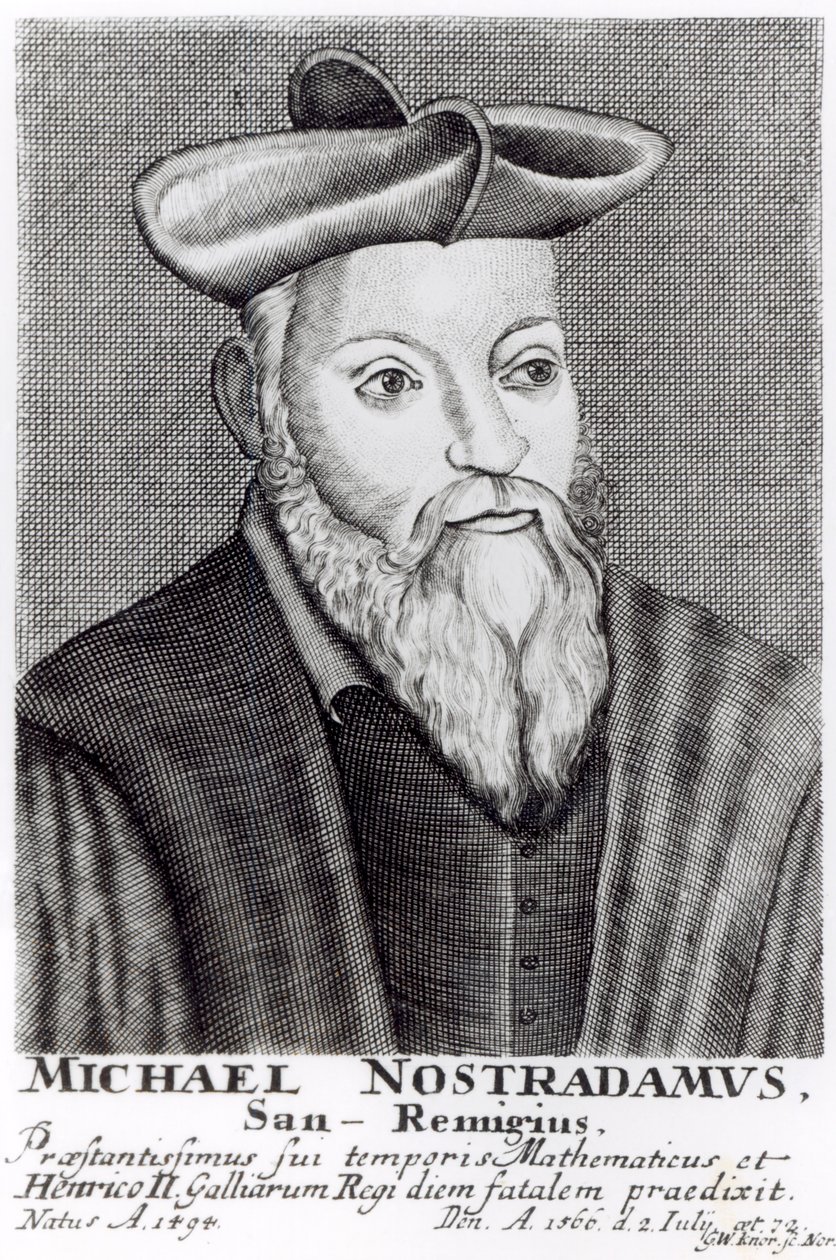 Michel Nostradamus (1503-66) af English School