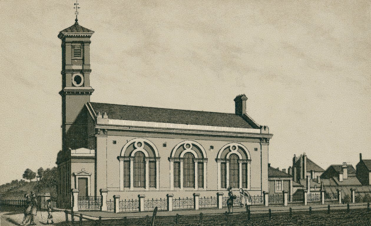 Mission Hall, Dovercourt (litografi) af English School