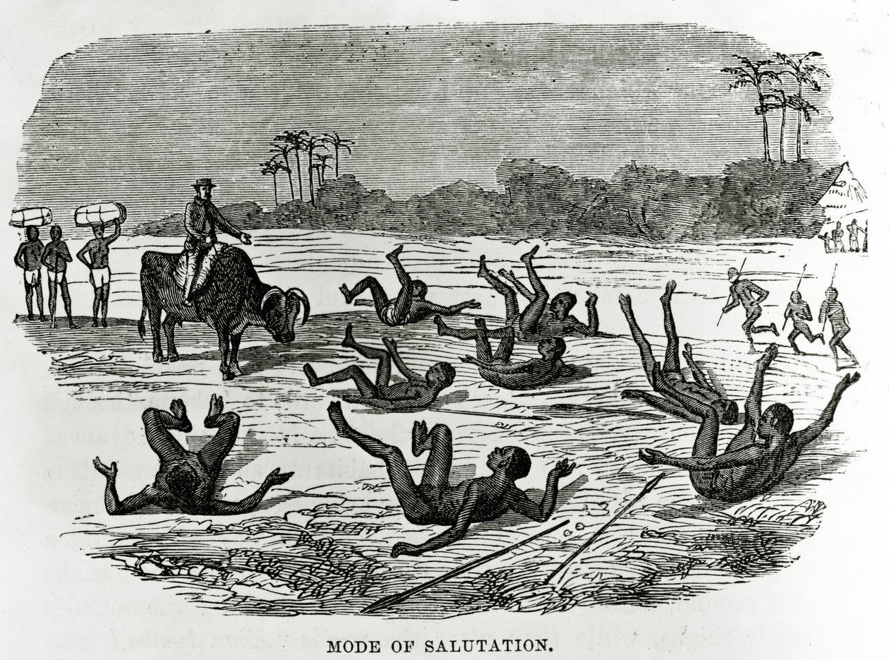Mode of Salutation, illustration fra 
