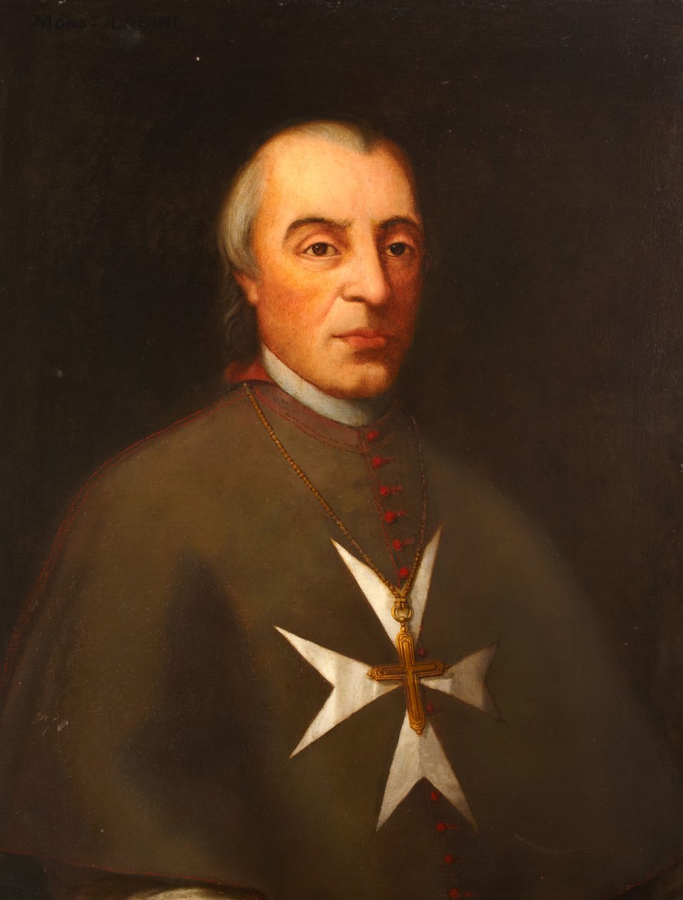 Monsignor Vincenzo Labini, biskop af Malta, 1798 af English School