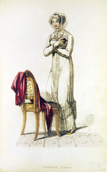 Morgenkjole, modetallerken fra Ackermann