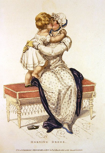 Morgenkjole, modetallerken fra Ackermann