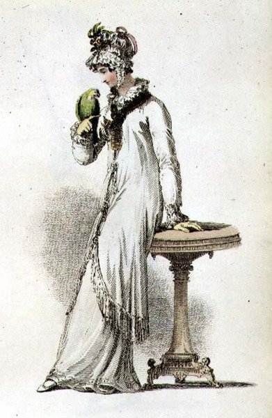 Morgenkjole, modeplade fra Ackermann