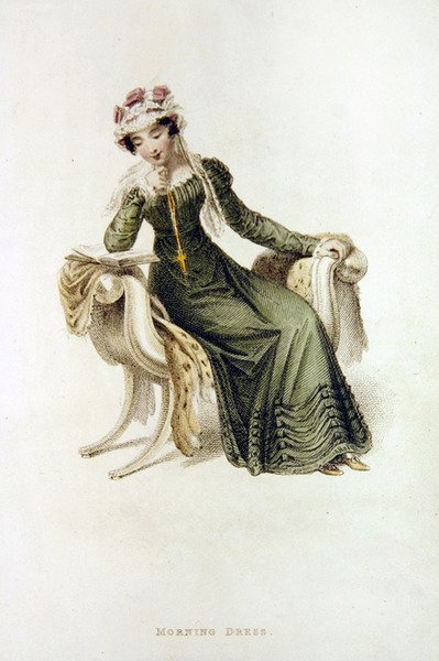 Morgenkjole, modetallerken fra Ackermann