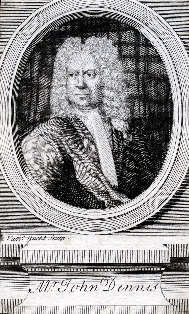 John Dennis (1658-1734) af English School