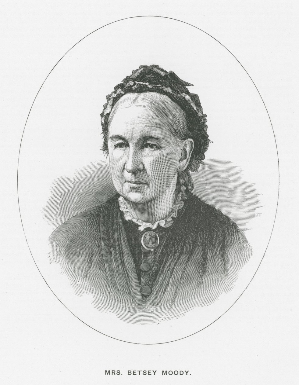 Fru Betsey Moody (litografi) af English School