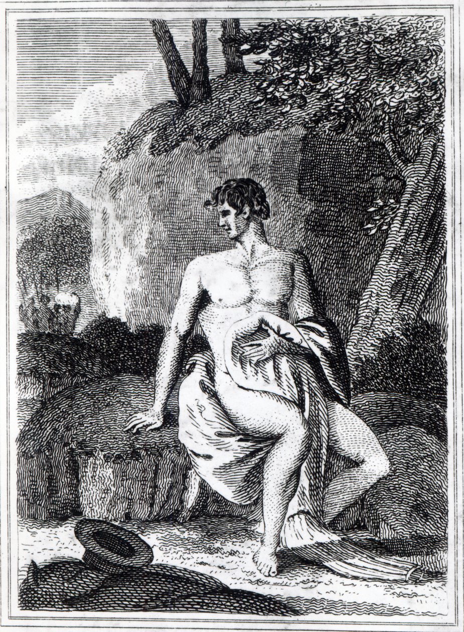 Mungo Park i Afrika, en illustration fra 