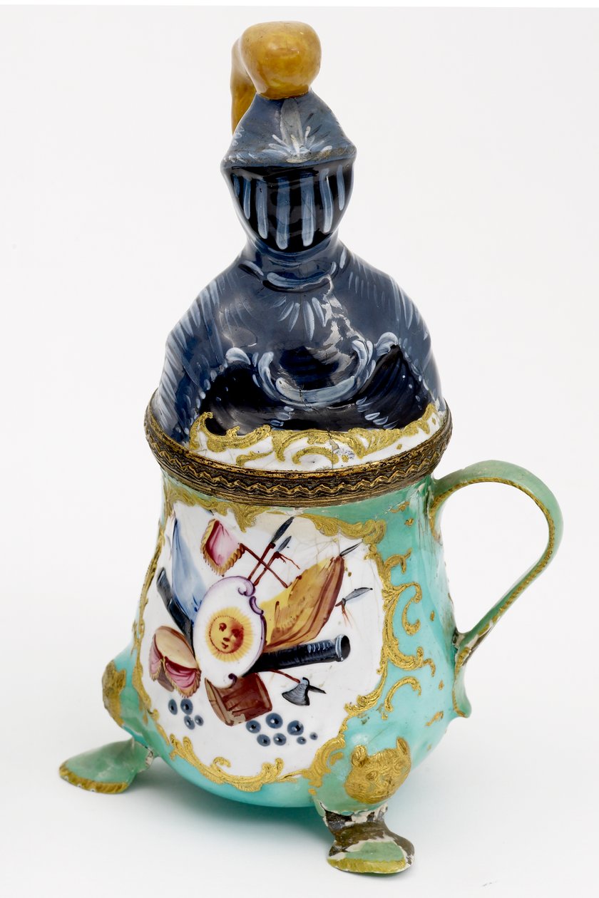 Sennepsgryde, Bilston, ca. 1780 (emalje) af English School