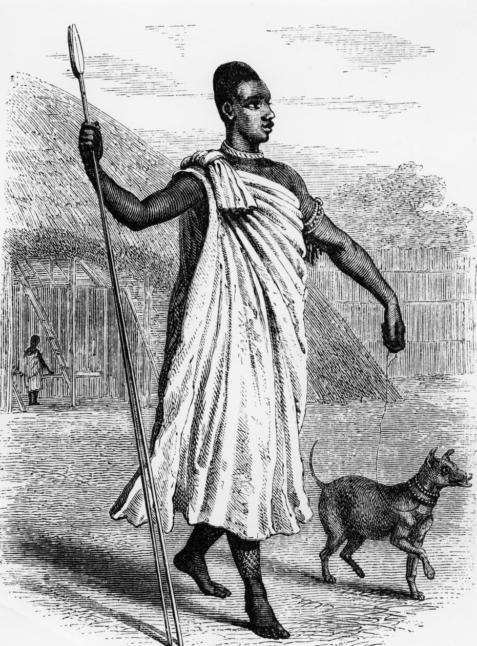 Muteesa I af Buganda, illustration fra 
