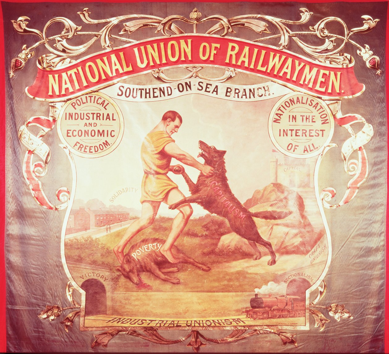 National Union of Railwaymen, Southend-on-Sea (tekstil) af English School