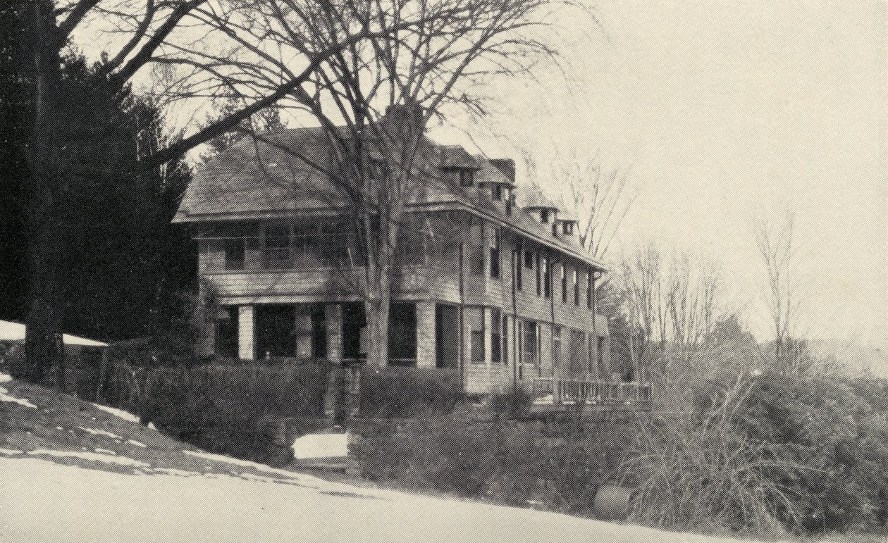 Naulakha Brattleboro, Vermont, U.S.A., Rudyard Kiplings Amerikansk hjem, fra Something of Myself, af Rudyard Kipling, udgivet i 1937 af English School
