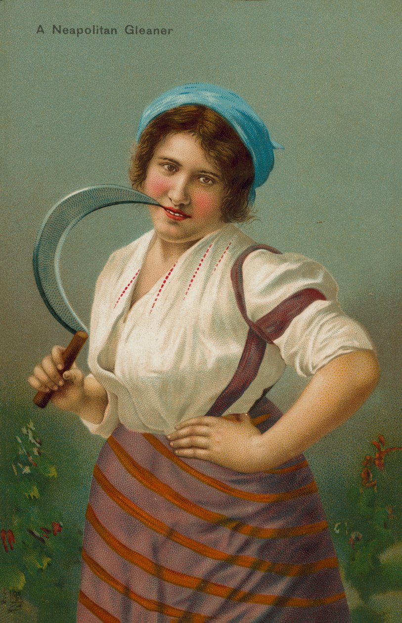 Neapolitansk suler (chromolitho) af English School