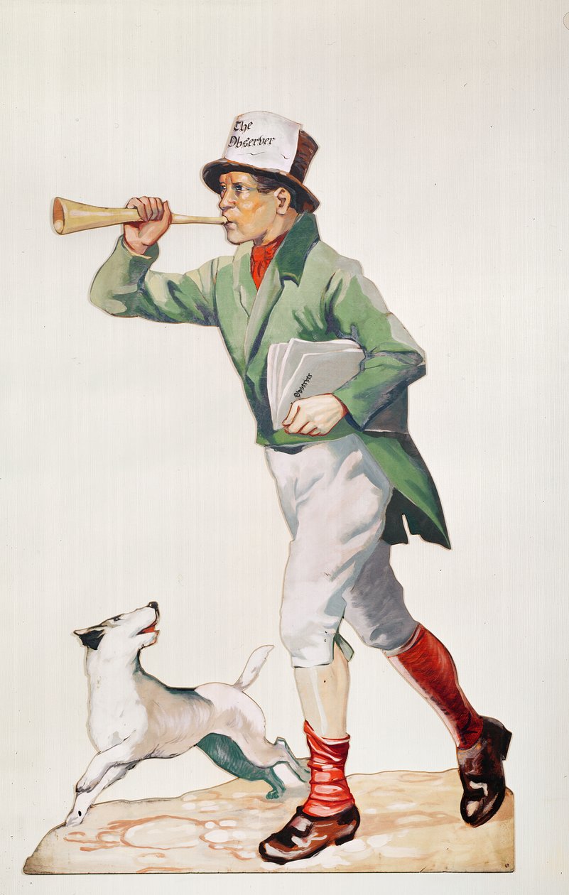 Newsboy sælger 