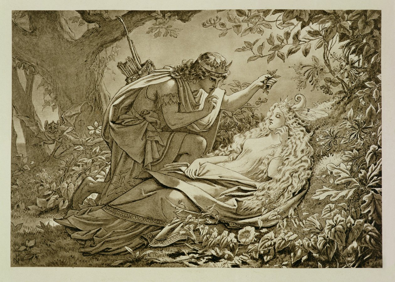 Oberon og Titania af English School