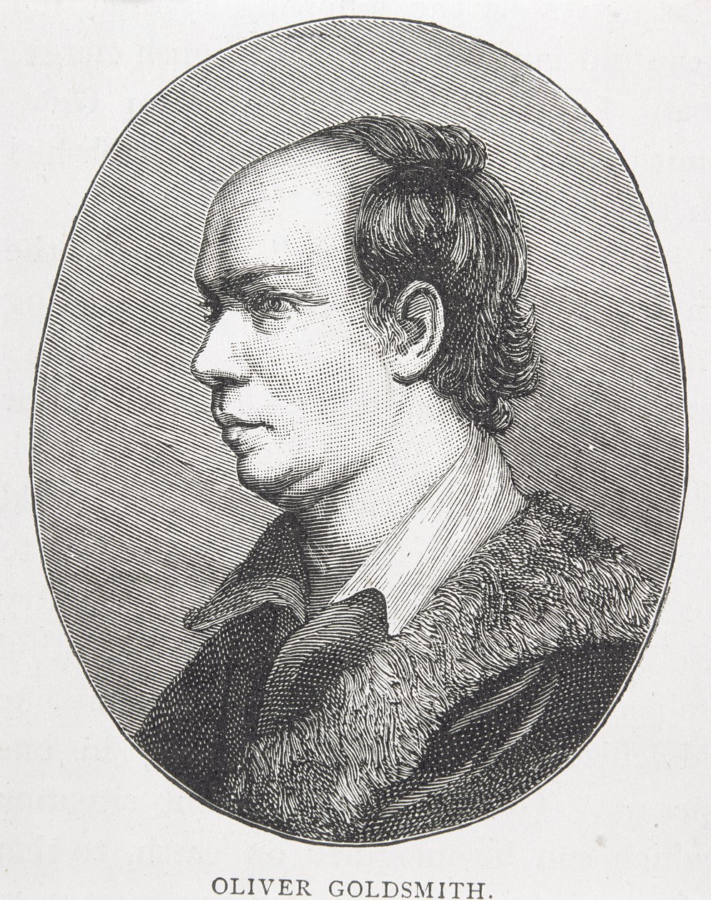 Oliver Goldsmith (1730-74) (gravering) (se også 105778) af English School