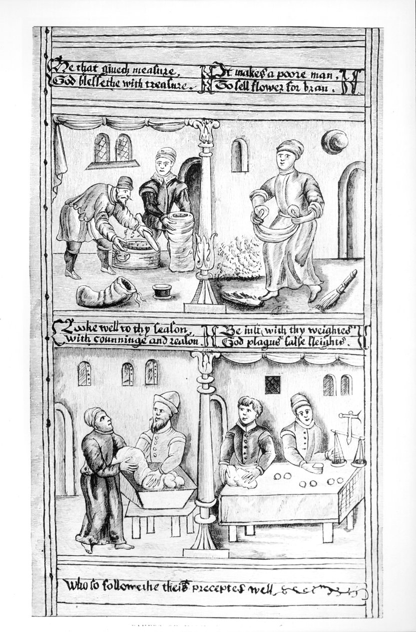 Ordinance of the Bakers of York, 1595-96 af English School