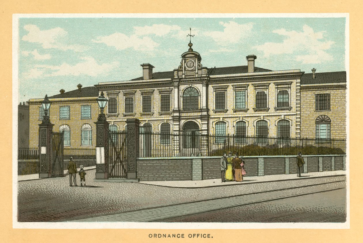 Ordnance Office (farvelitografi) af English School