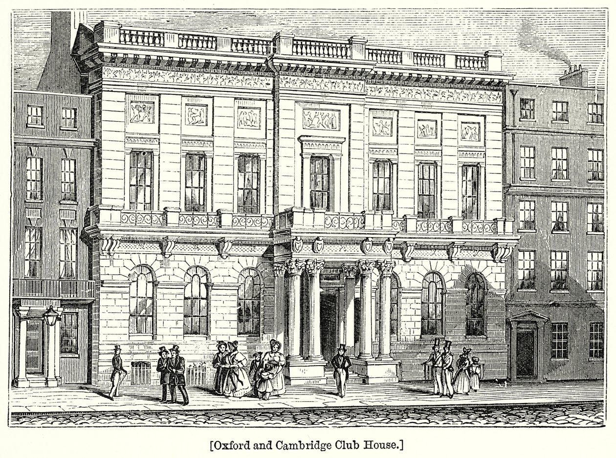 Oxford and Cambridge Club House (gravering) af English School