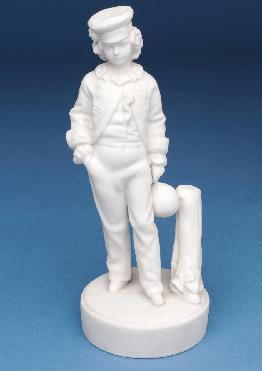 Parisk figur af en Rugby School-dreng (keramik) (ledsager til 315345) af English School