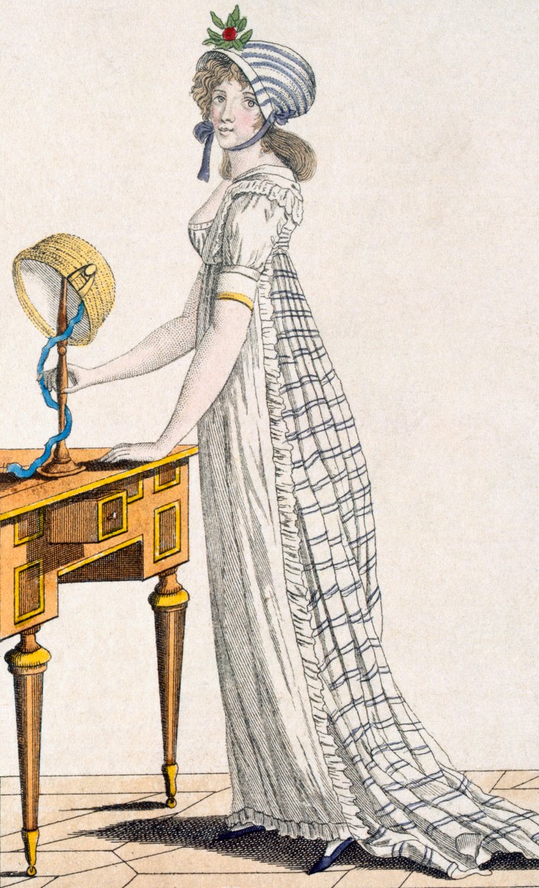 Paris Dress, fra Ladys Magazine, 1802 af English School