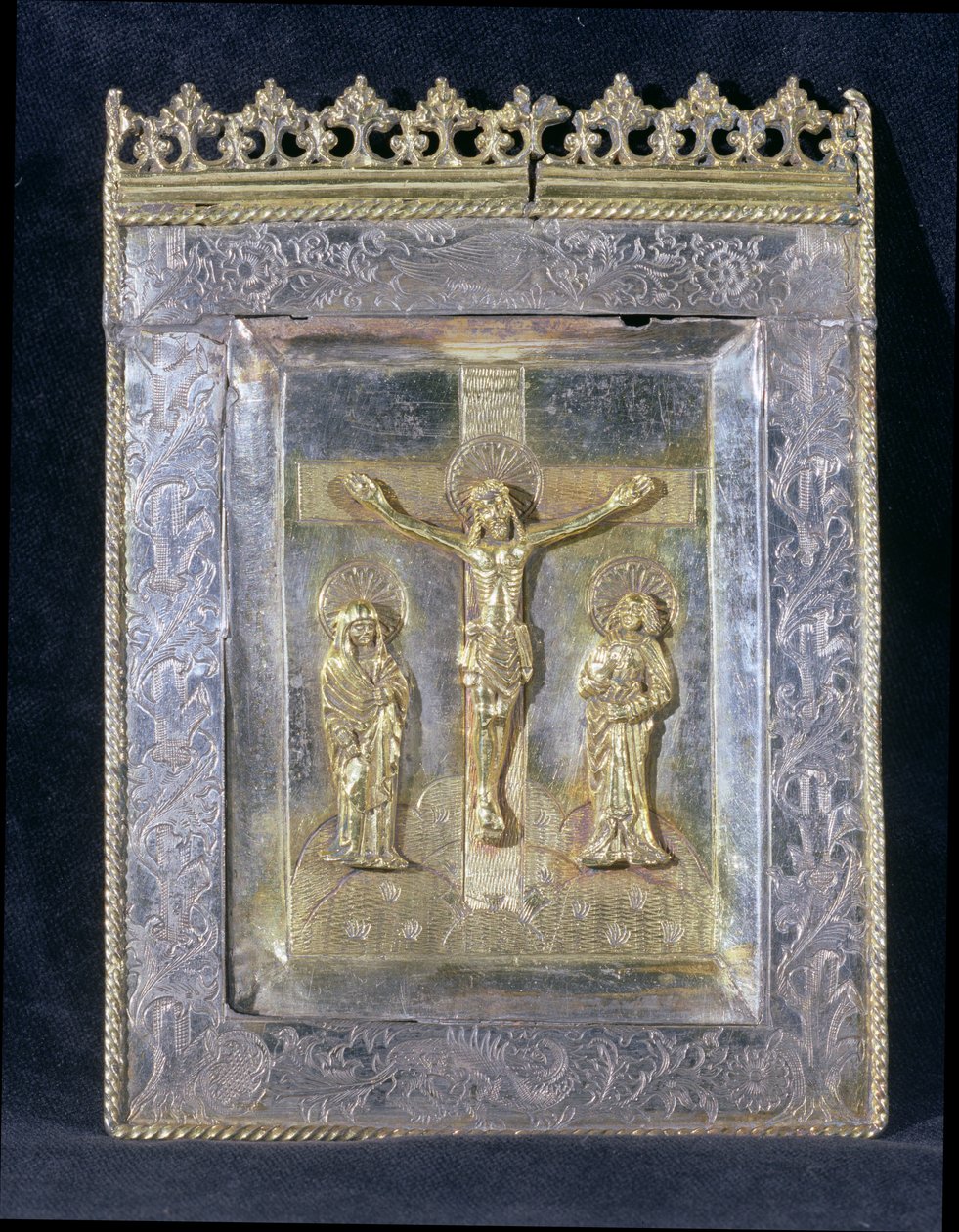Pax, ca. 1500 (forgyldt træ) af English School
