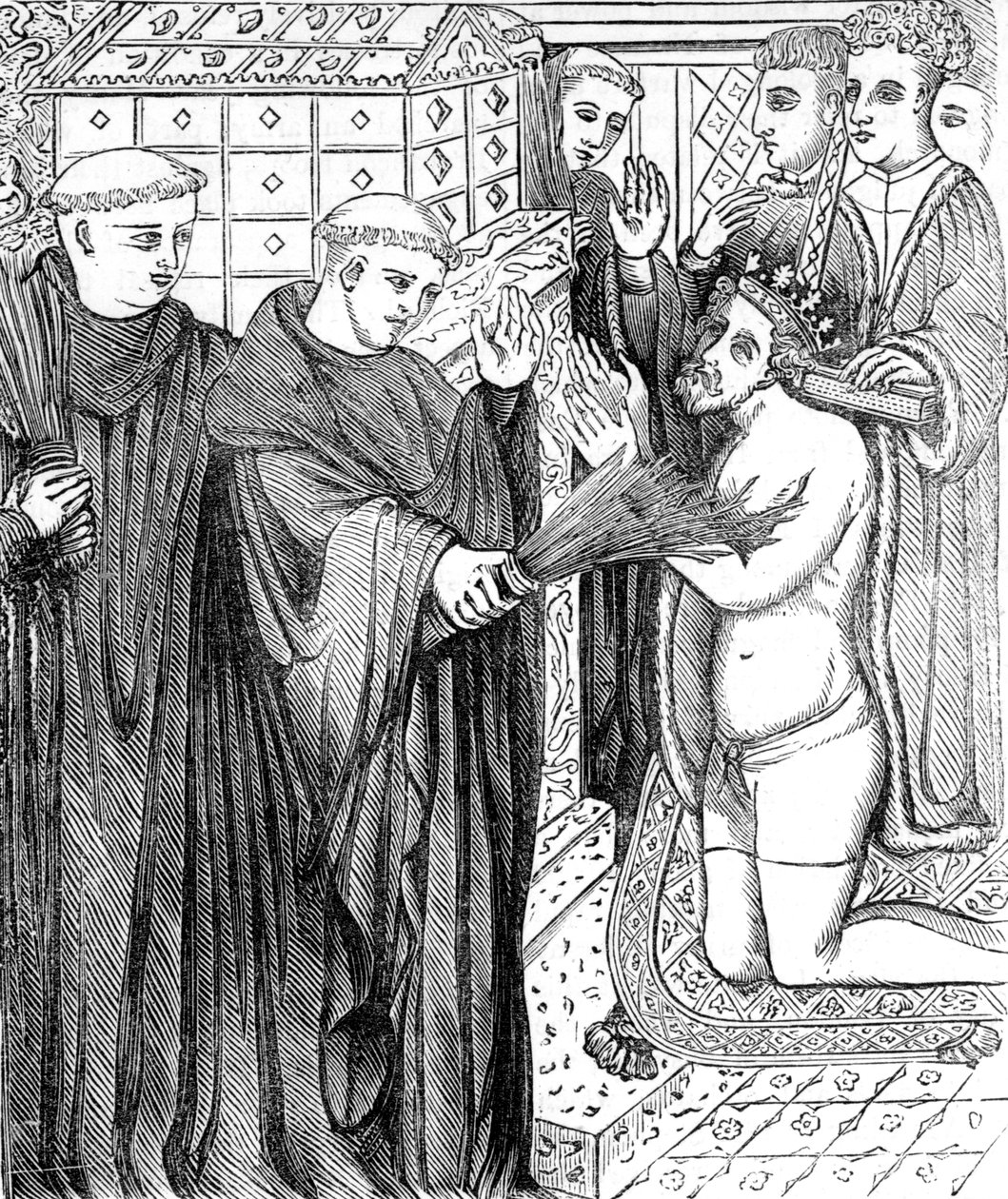 Penance of Henry II, efter en indgravering i Carters 