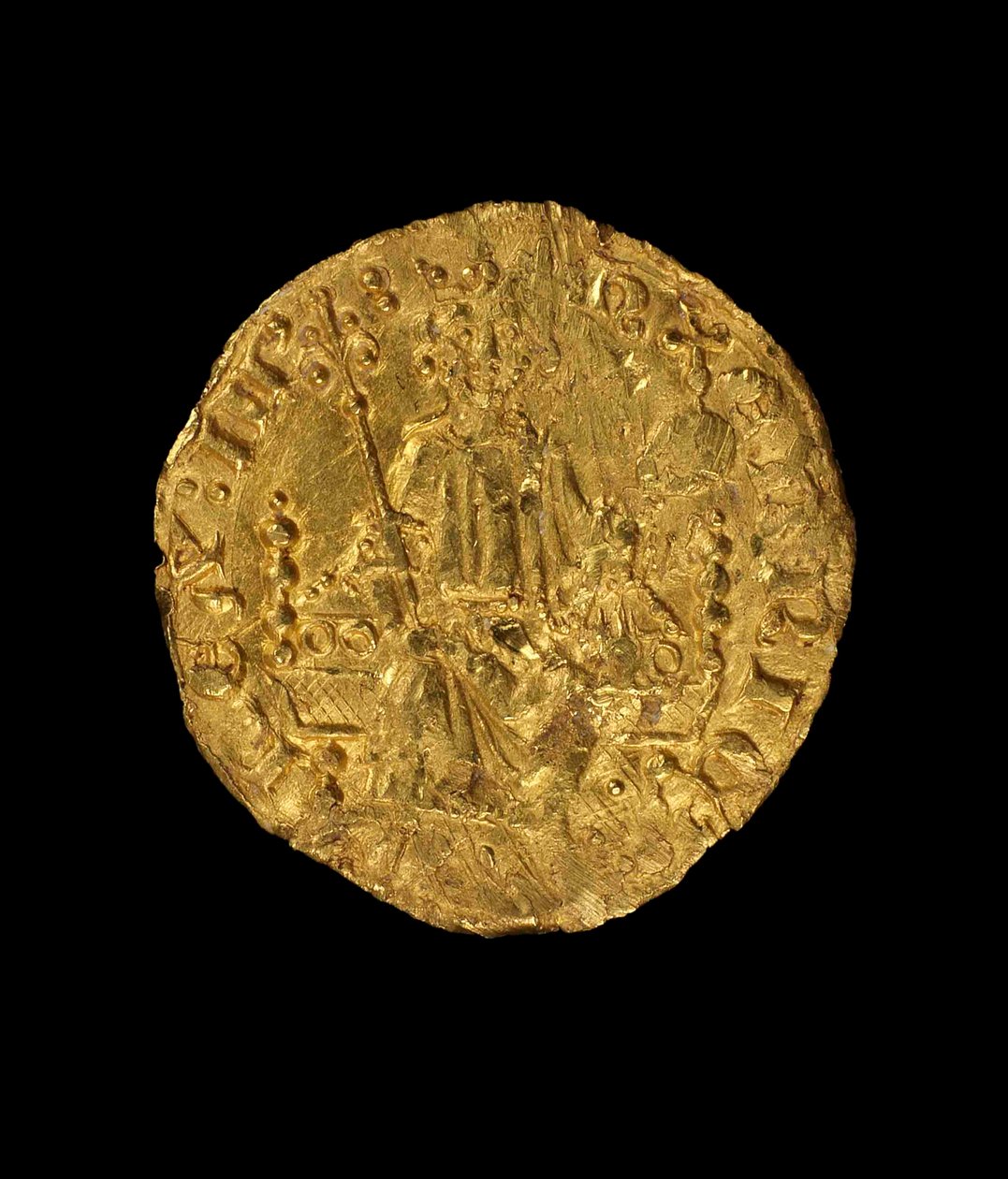 Penny of King Henry III, 1257-58 (guld) (se også 429894) af English School