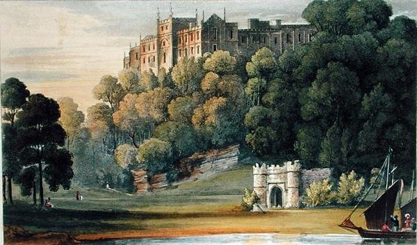 Pentillie Castle, fra Ackermanns 