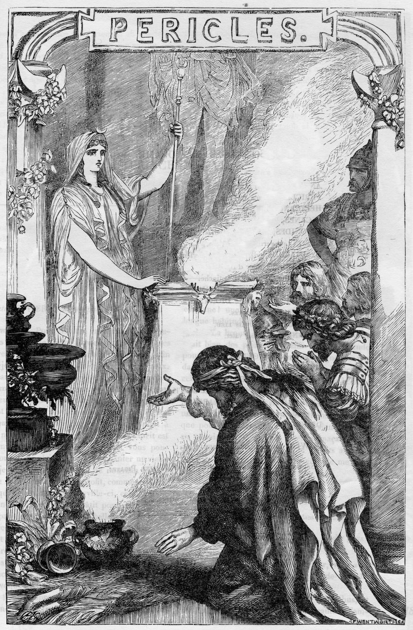 Pericles, Prince of Tyre - Pericles, Prince of Tyre - Illustration i "" Completes de William Shakespeare"" 1866 - Illustrationerne og den generelle form for denne udgave er lånt fra Cassells illustrerede Shakespeare, udgivet i London af English School