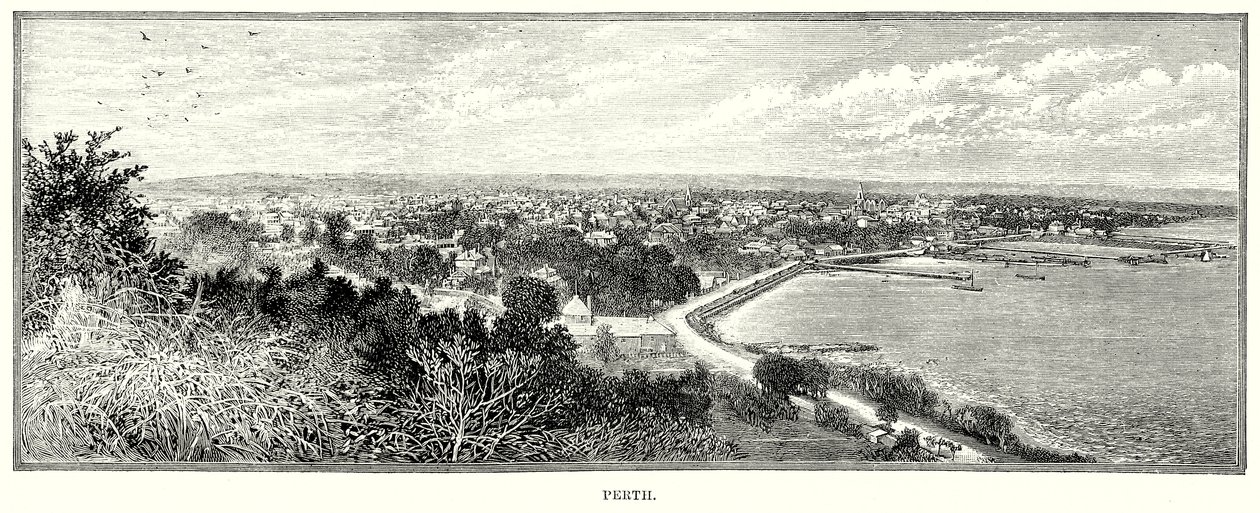 Perth (indgravering) af English School
