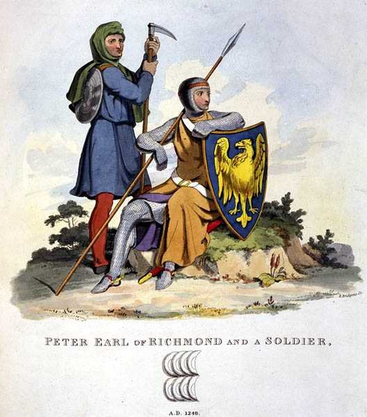 Peter, jarl af Richmond og en soldat af English School