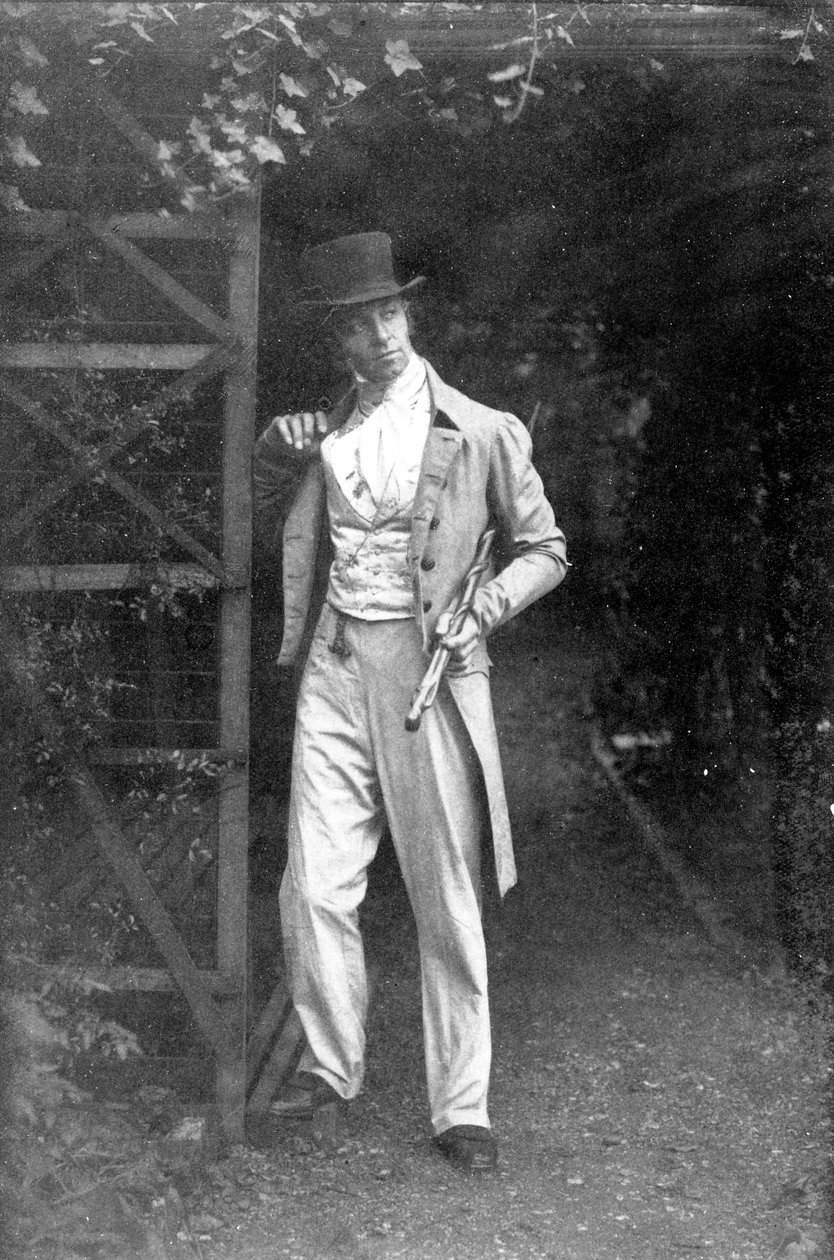 Foto af en spekulant i øst, 1816-40 (foto) af English School