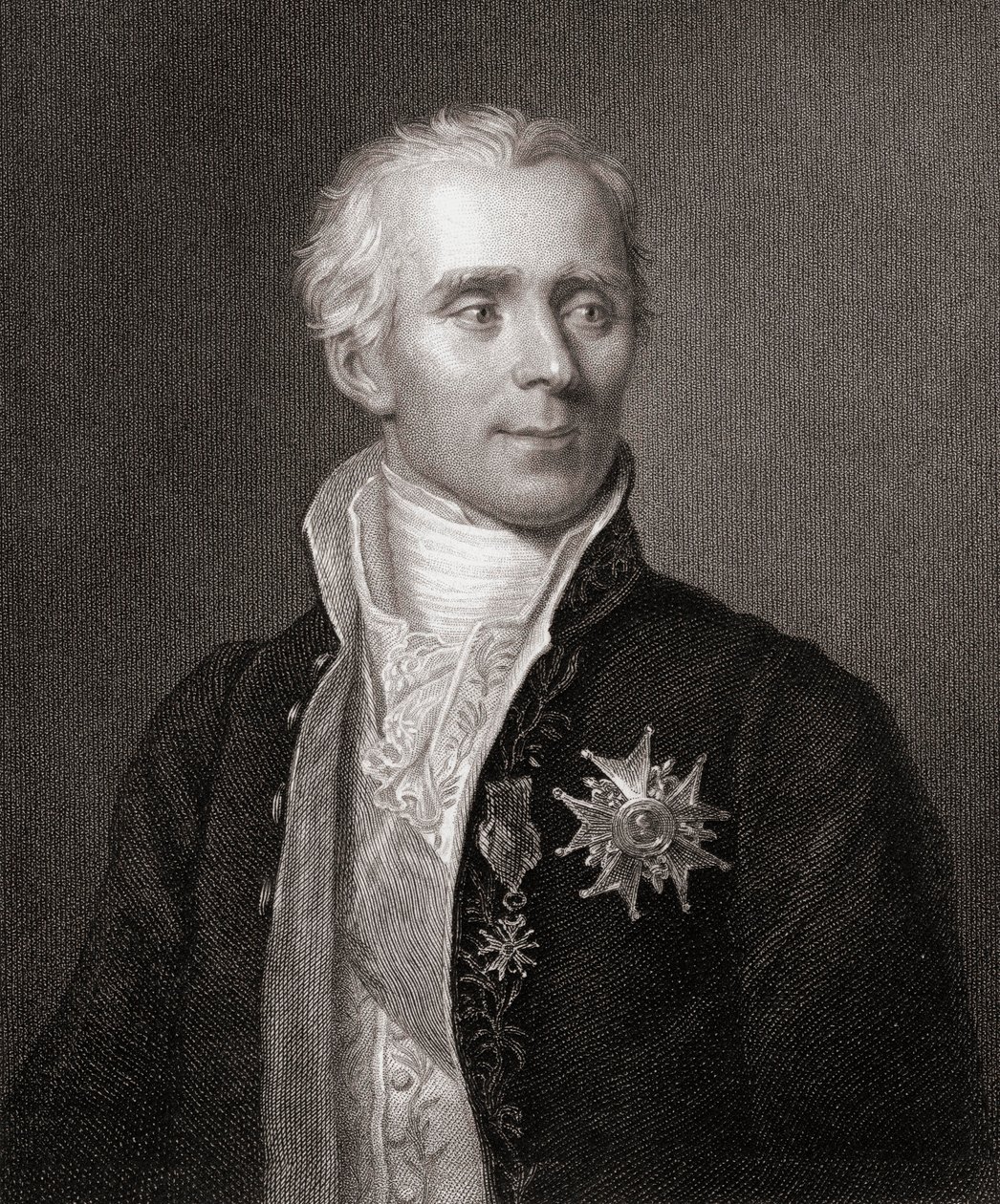 Pierre-Simon (1749-1827) Marquis de la Place, fra Gallery of Portraits, udgivet i 1833 af English School