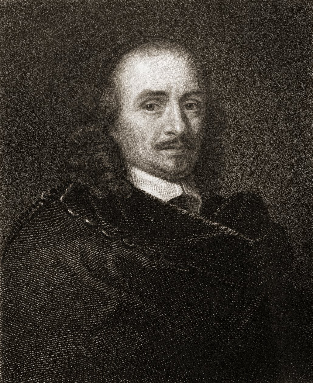 Pierre Corneille (1606-84) fra Gallery of Portraits, udgivet i 1833 af English School