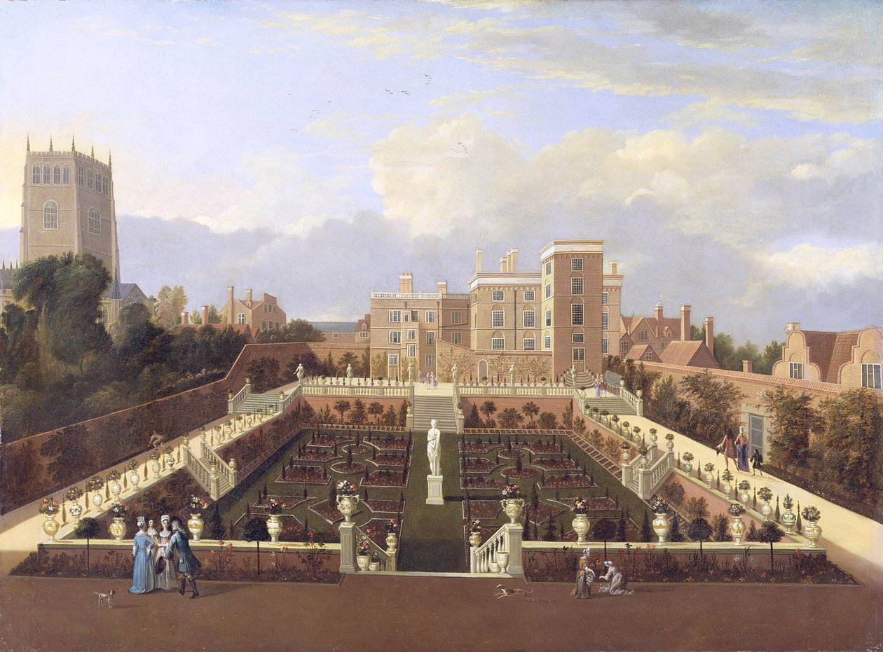Pierrepont House, Nottingham, ca. 1708-13 af English School