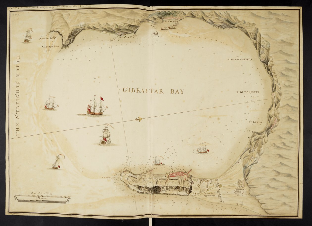 Plan for Gibraltar, Fem planer for Gibraltar-bugten og fæstningen af English School