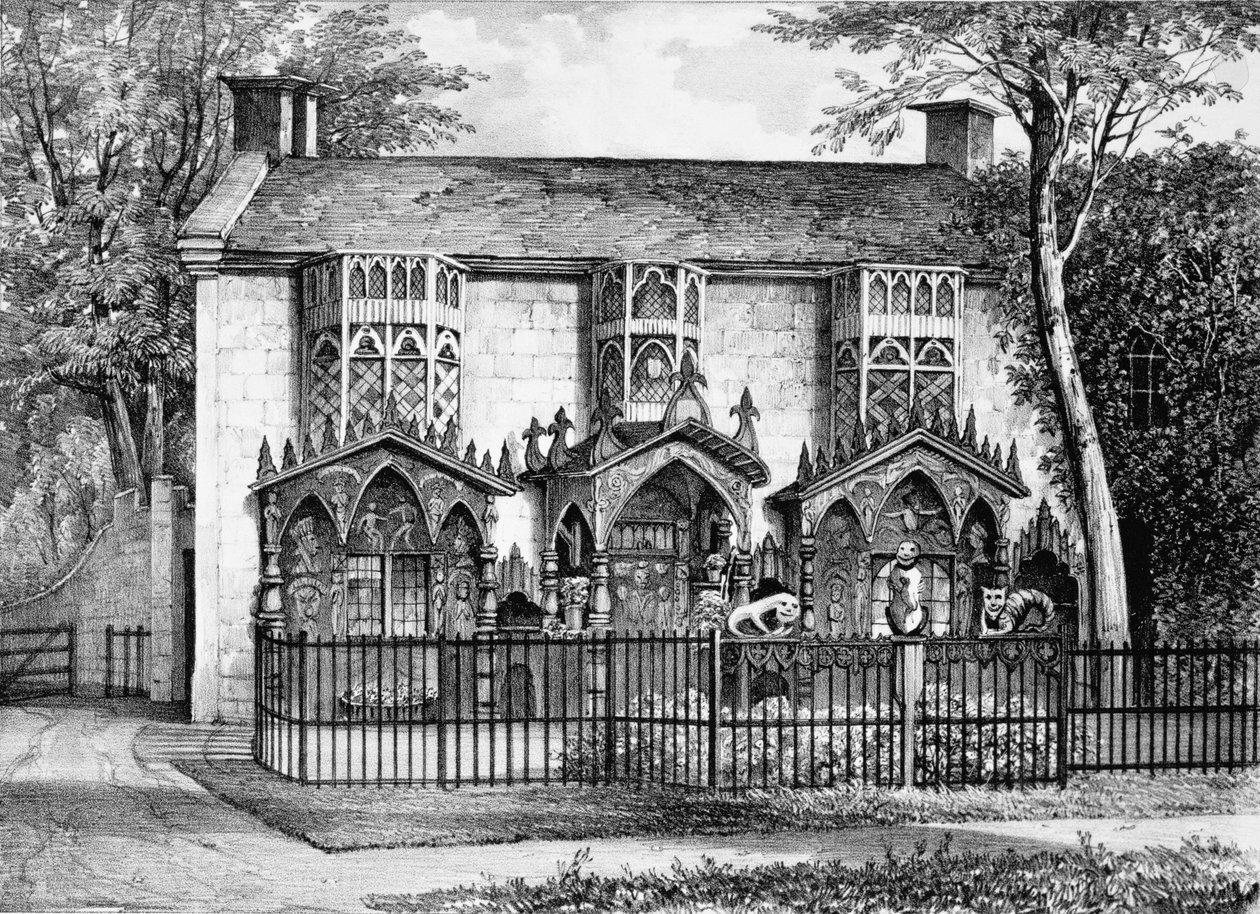 Plas Newydd, nær Llangollen, Wales, sæde for Lady Eleanor Butler og Miss Ponsonby af English School